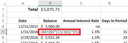 Excel Compound Interest LF 2